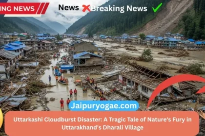 Uttarkashi Cloudburst Disaster